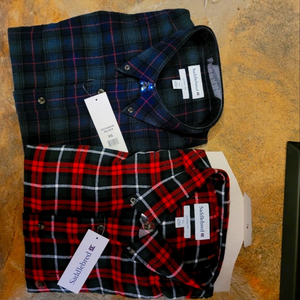 Flannel shirts
